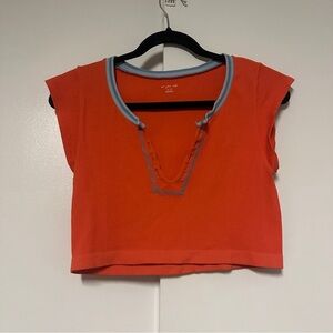 Urban Outfitters out from under Orange ribbed cropped Tank Size XL